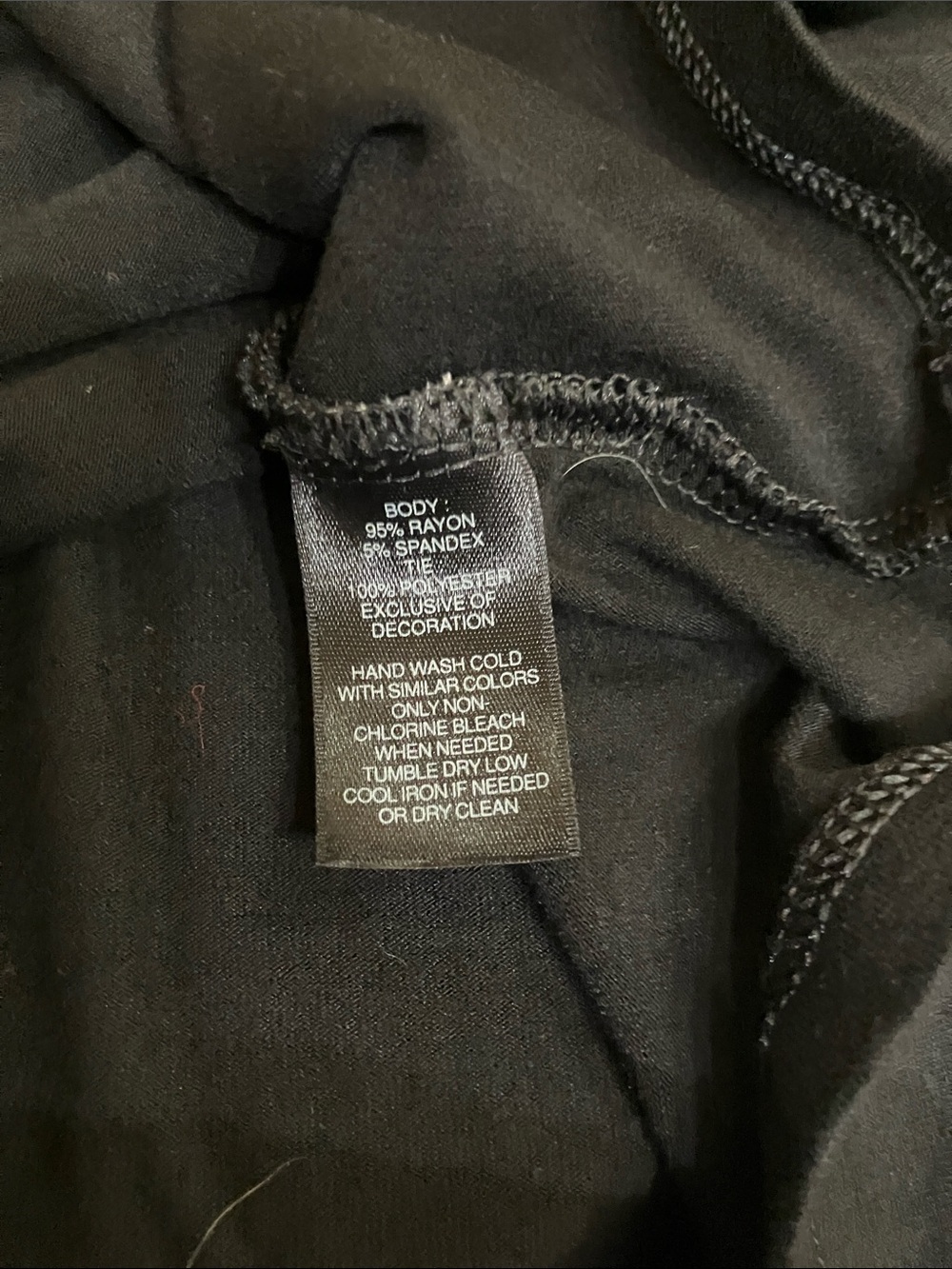 White House Black Market Black Sleeveless Tie-Neck Blouse - Picture 3 of 8
